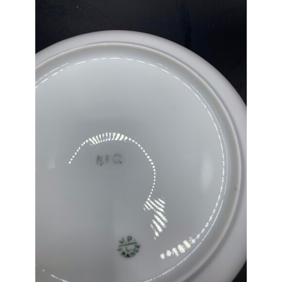 Vintage J P Limoges France Teacup Saucer Gold Trim Blue Flowers Replacement - Picture 7 of 8